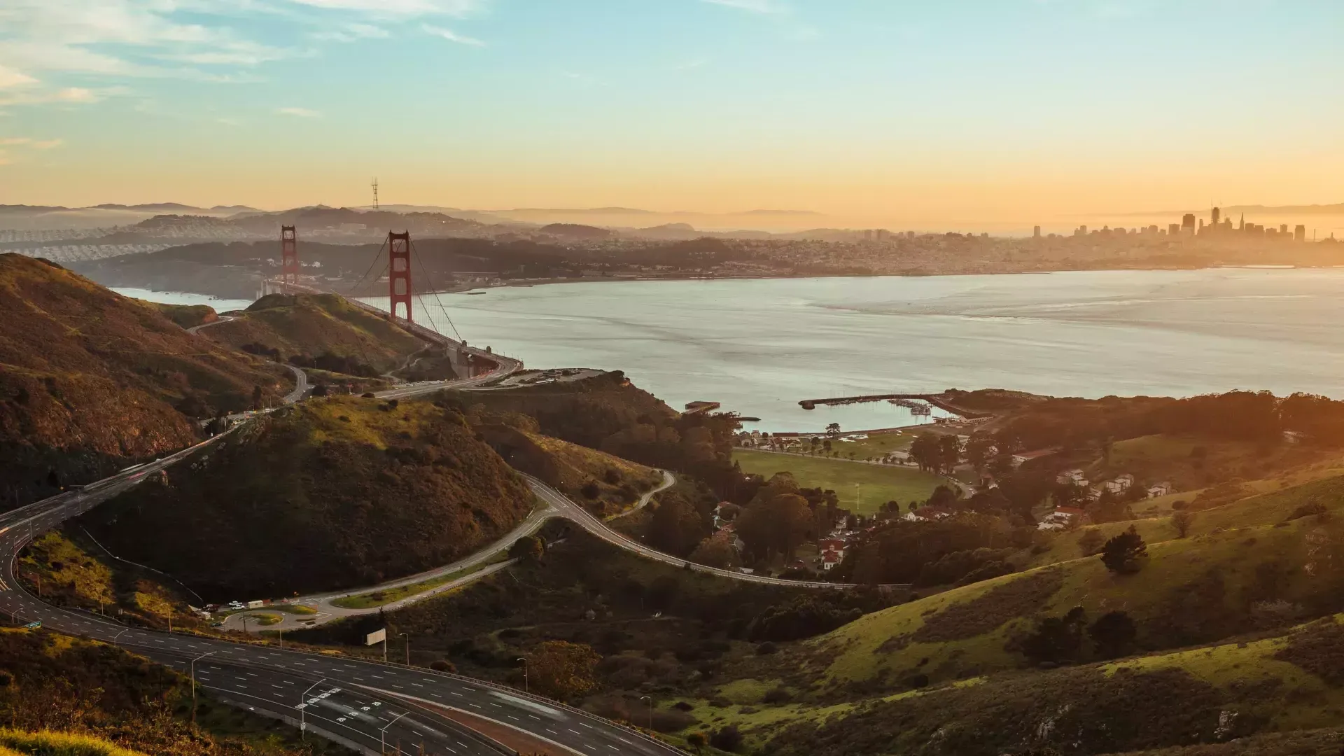 Vista desde Sausalito/Marín.